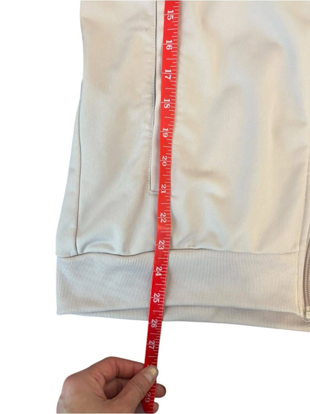 Adidas 3 Stripe Tracksuit Set Beige Taupe Jacket Joggers Womens Size S - Picture 8 of 9